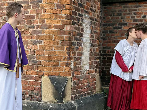 Hig Huge Priest Wood Is Irresistible! -