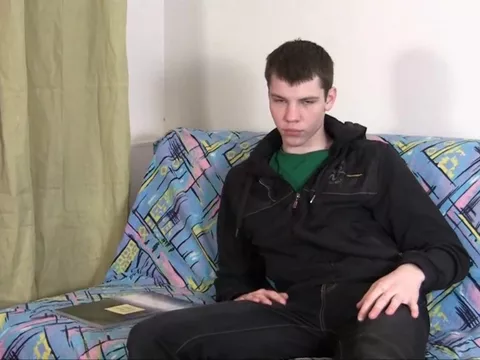 Lad is posing development web cam